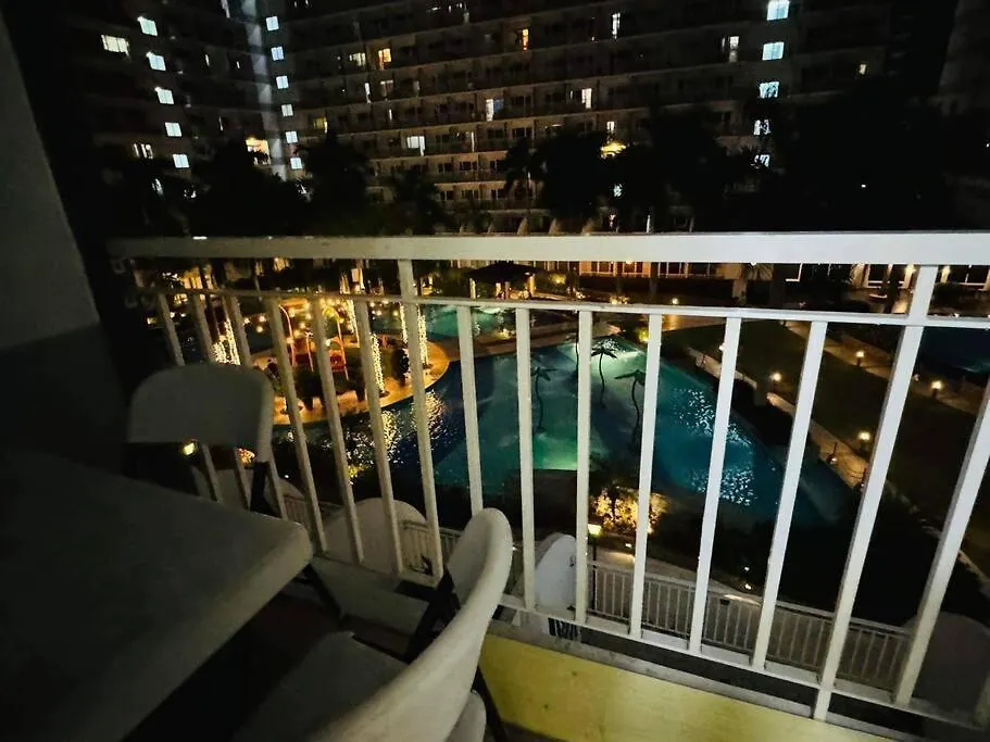 Shell Residence C23 Shortwalk Moa Balcony Poolview Manila Apartment