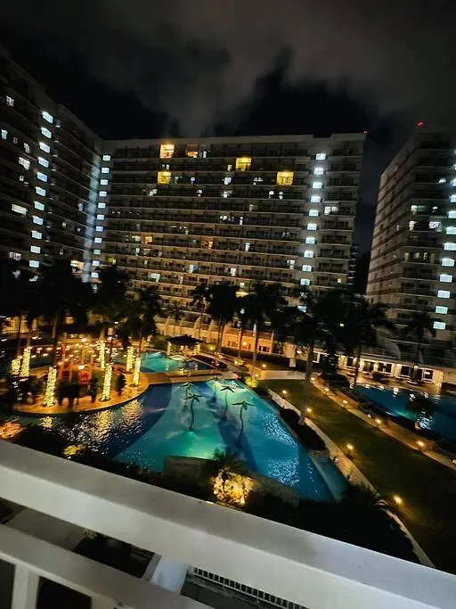 Shell Residence C23 Shortwalk Moa Balcony Poolview Manila Apartment