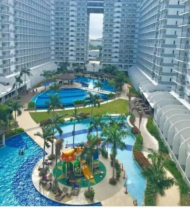 アパート Shell Residence C23 Shortwalk Moa Balcony Poolview マニラ市