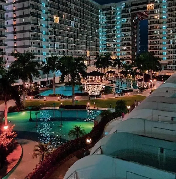Shell Residence C23 Shortwalk Moa Balcony Poolview Manila